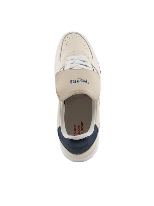 Sneakers Field King in pelle Crema/Blu Notte PRO-KEDS | F225CLMLL01X716WCREMA/BLU NOTTE